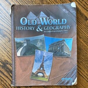 Old World History Geography Abeka 5 5th Grade Textbook